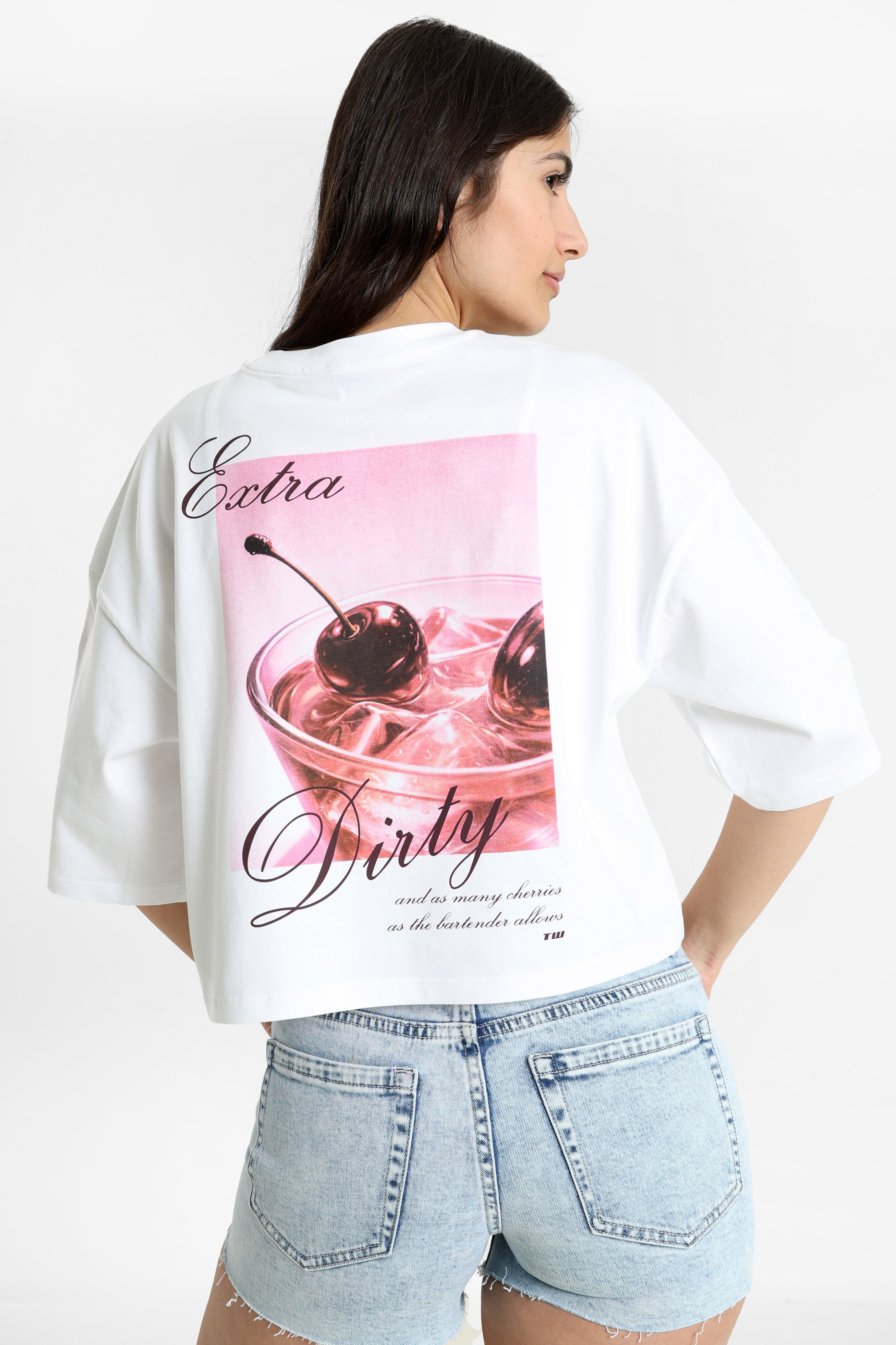 Crop T-Shirt - White