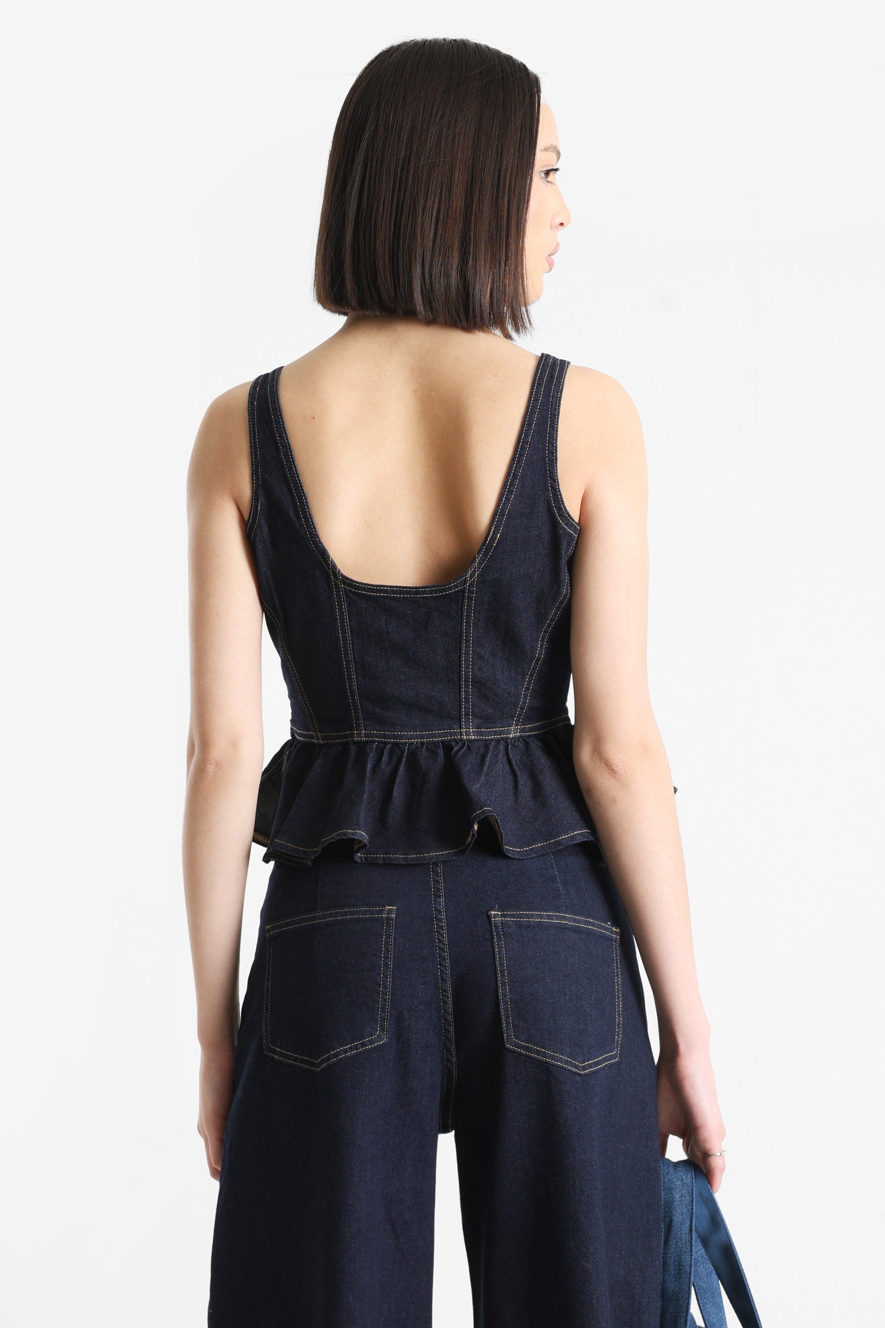 Jeans Top - Dunkelblau