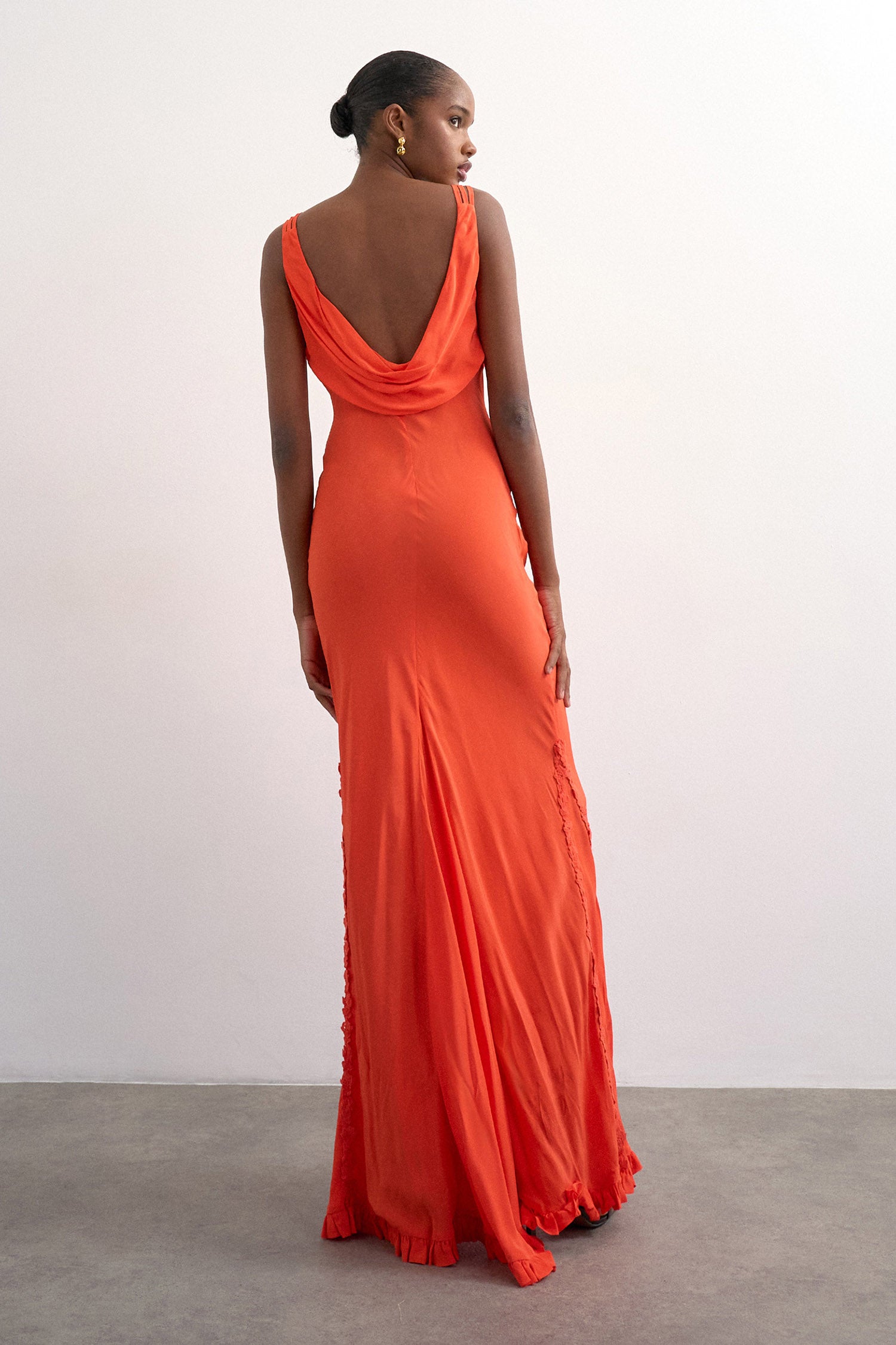 TSPENNY Maxikleid - Vibrant Orange