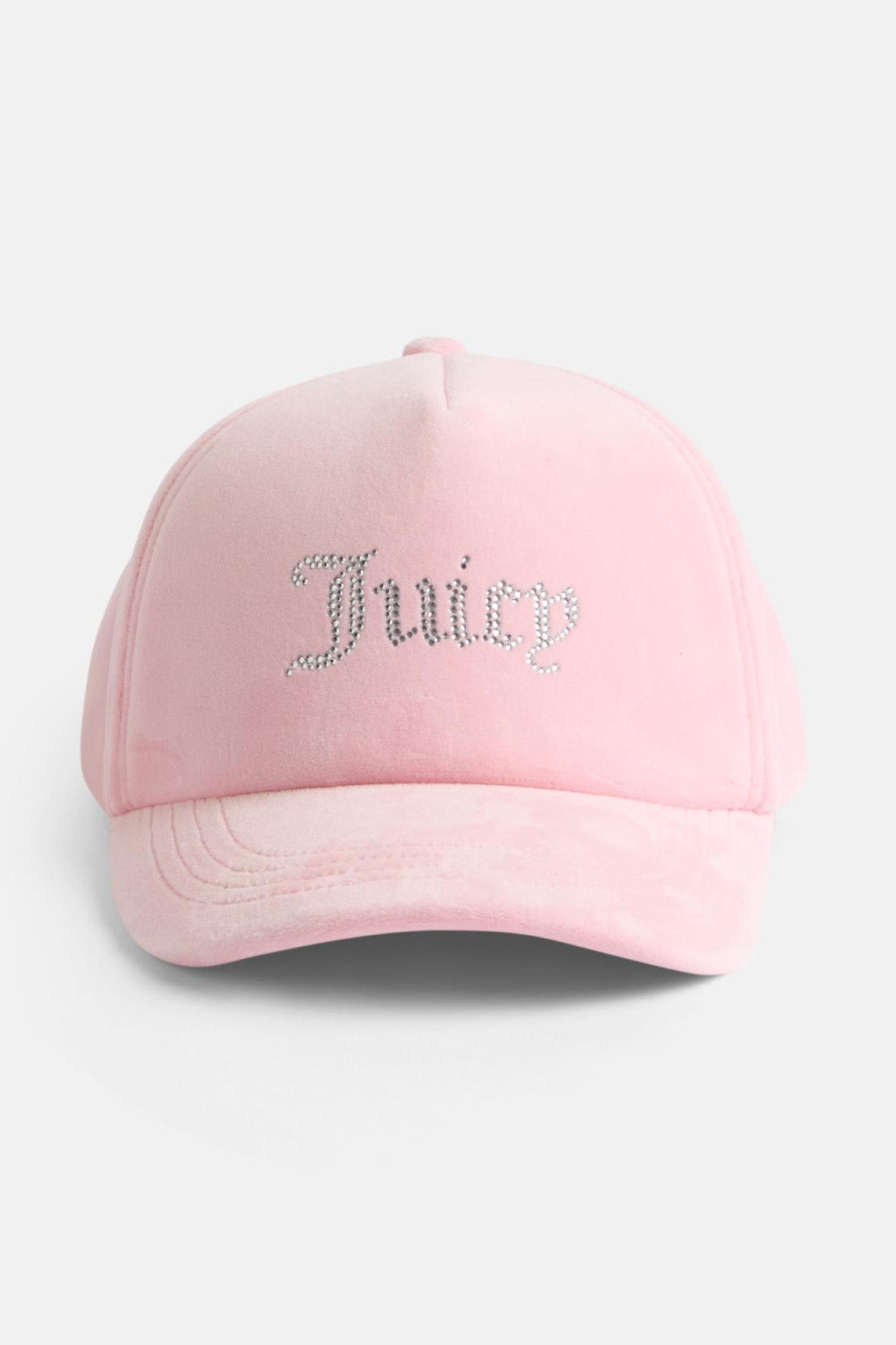 Casquette en velours / strapback - Juicy Pink