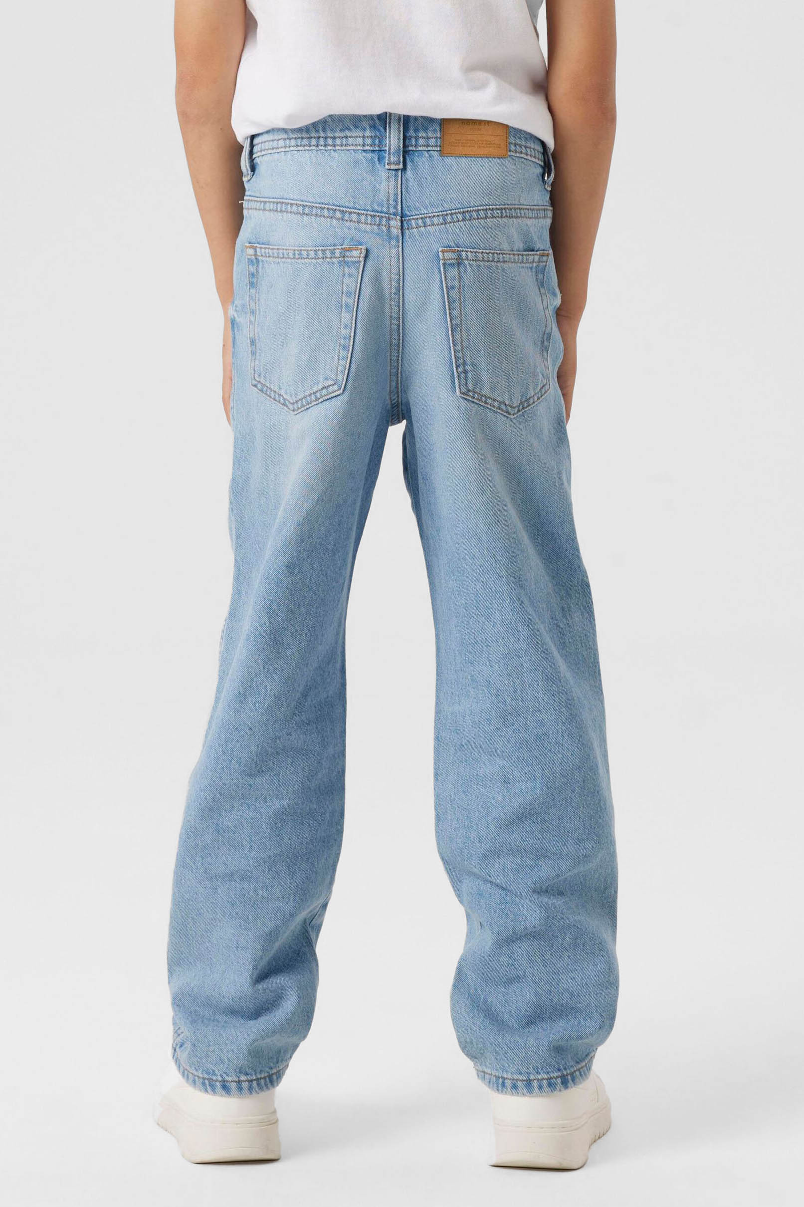 NKMYRAN jean loose fit - Light Blue Denim