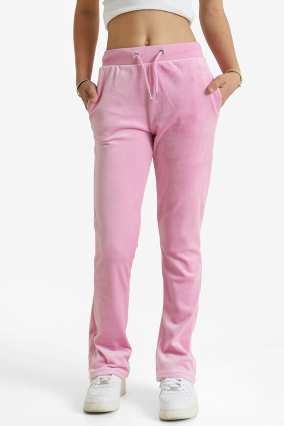 Pantaloni bootcut in velluto - Pinky Lilac Chiffon
