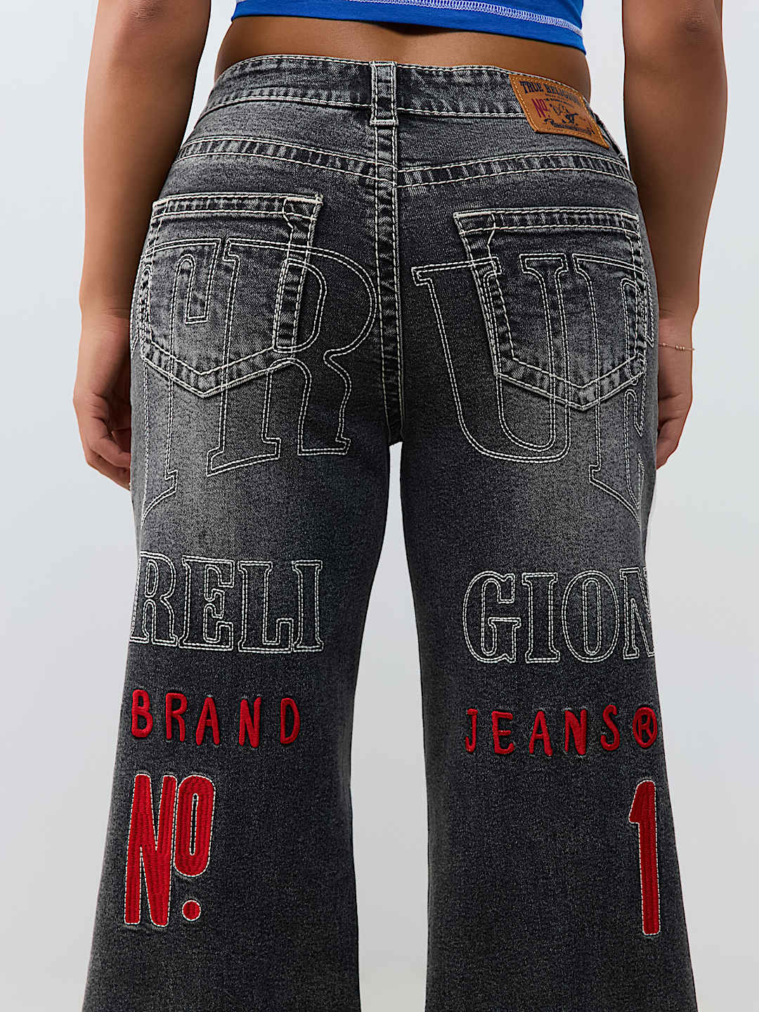 Jeans Bobbi a vestibilità larga - Meadow Ash