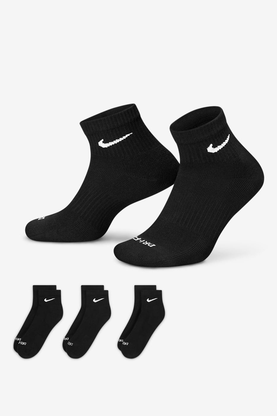 Dreierpack Socken - Black