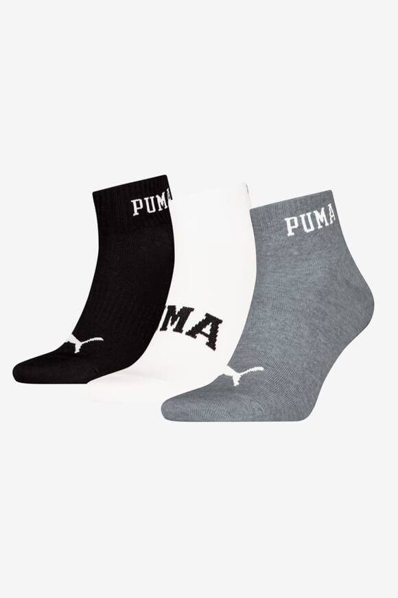 Tre confezioni di calzini - Nero + Bianco + Grigio Heather