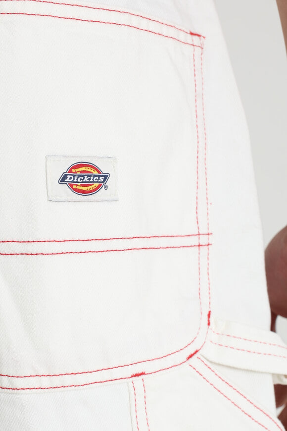 Loose fit denim shorts - Egret