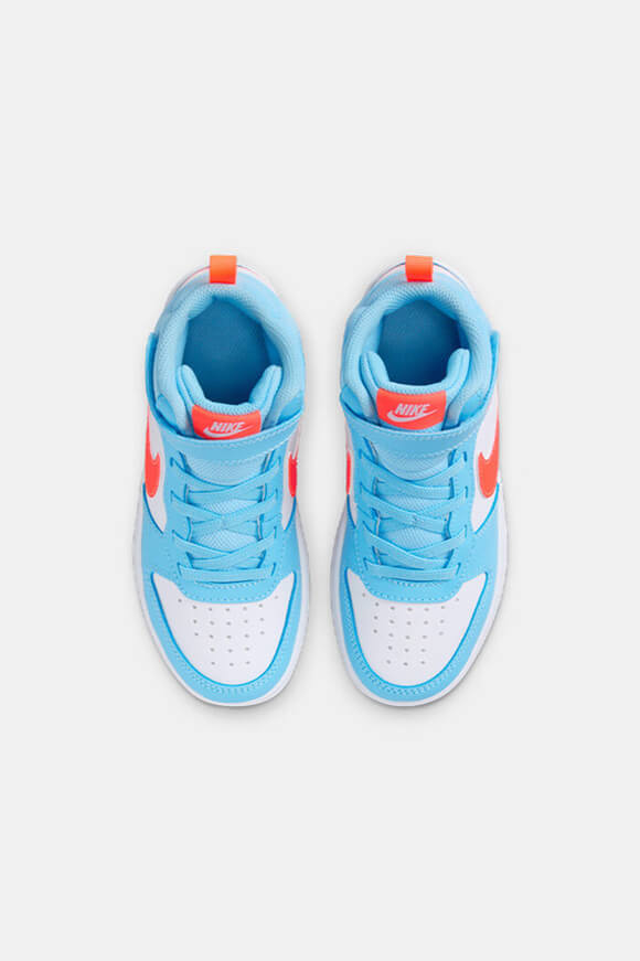 Sneaker Court Borough 2 Bambini - Blu Acquario + Arancione Totale