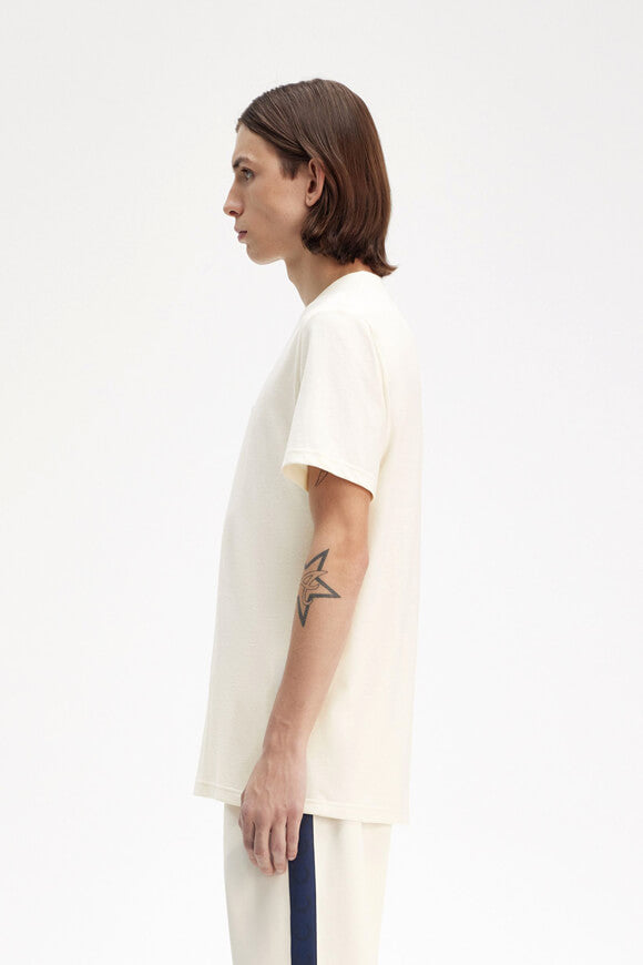 Embroidered t-shirt - Ecru