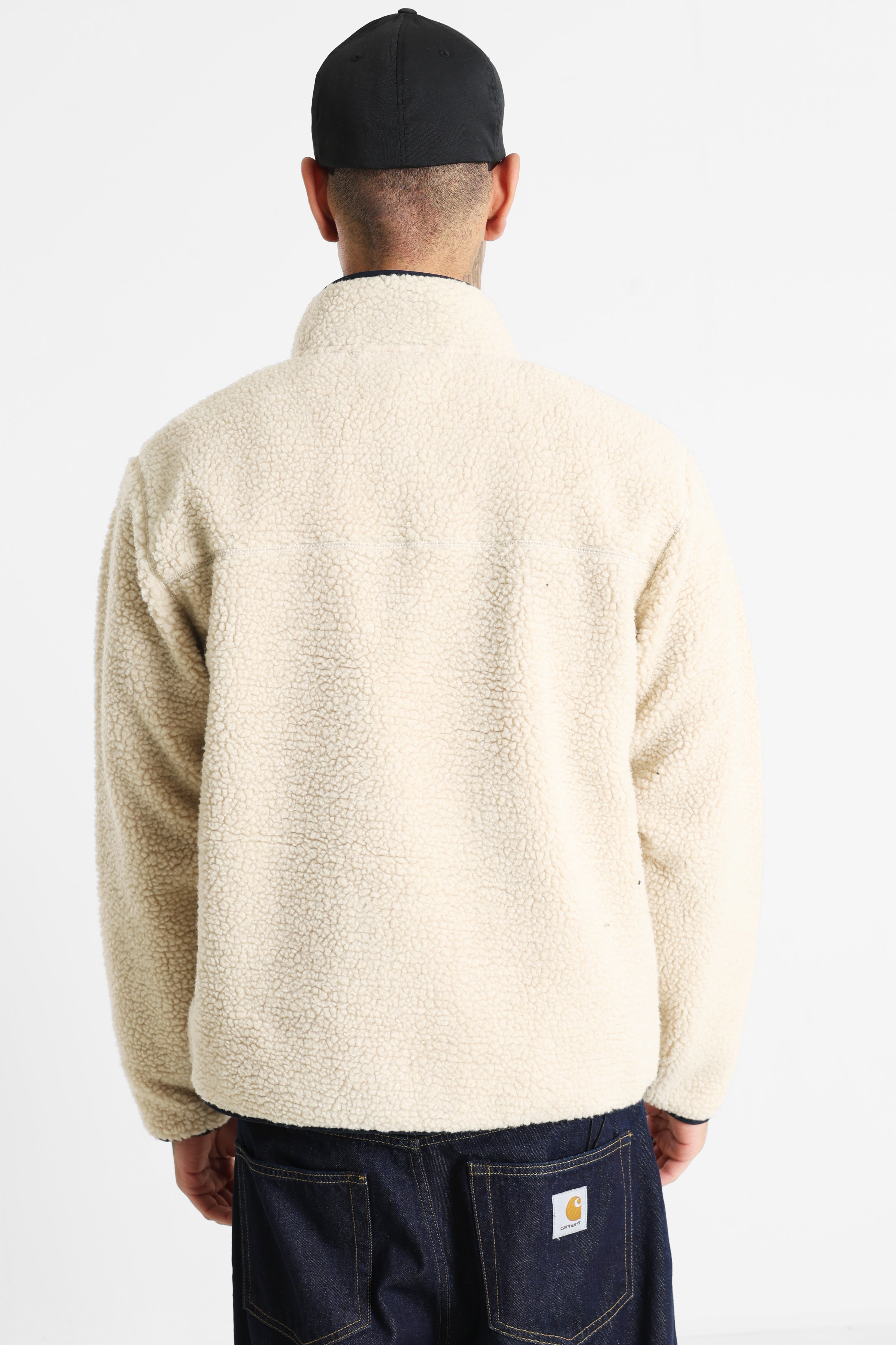 Vintage Retro Teddy Jacke - Oatmeal Beige