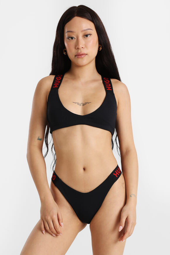 Dotti triangle bikini top - Black