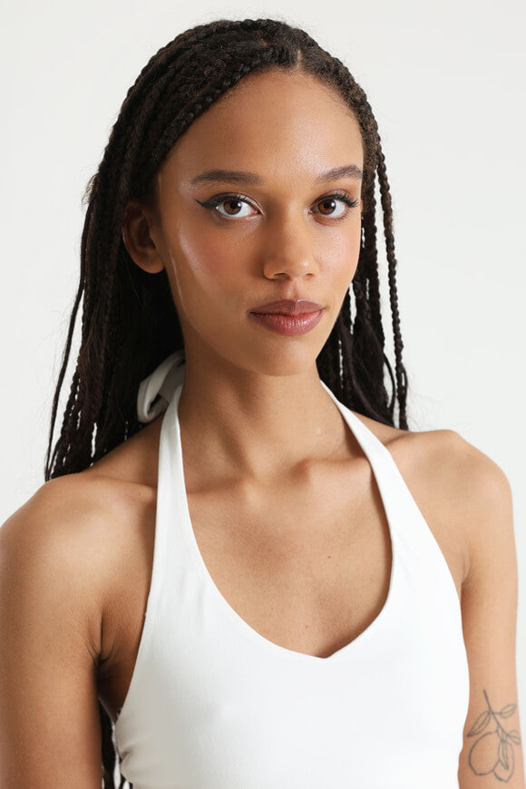 Top croisé dos nu - Ecru