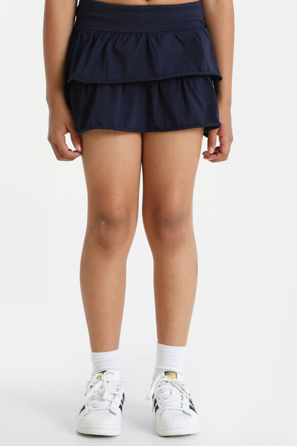 Minijupe avec short intérieur - Bleu marine