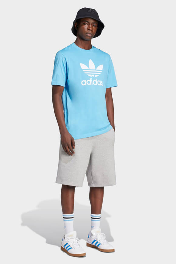 Maglietta Adicolor Trefoil - Semi Blue Burst