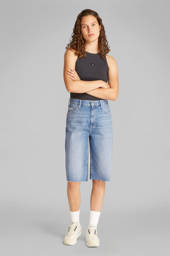 Pantaloncini di jeans rilassati - Denim Light