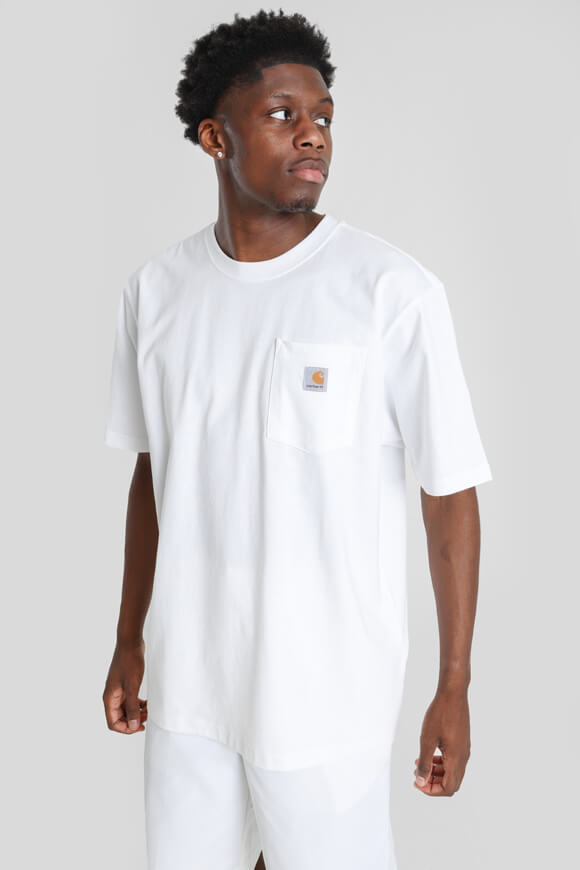 T-shirt Pocket Oversize - Blanc