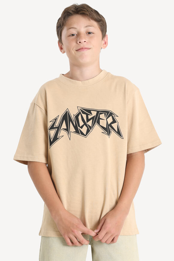 Loose-fitting T-Shirt - Beige