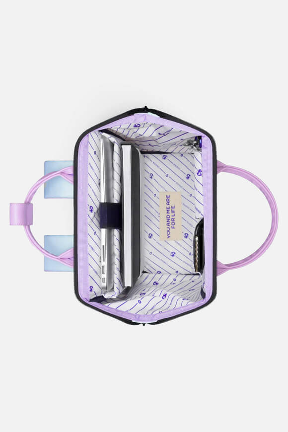 Mykonos backpack 18L - Tie and Dye Purple + Green