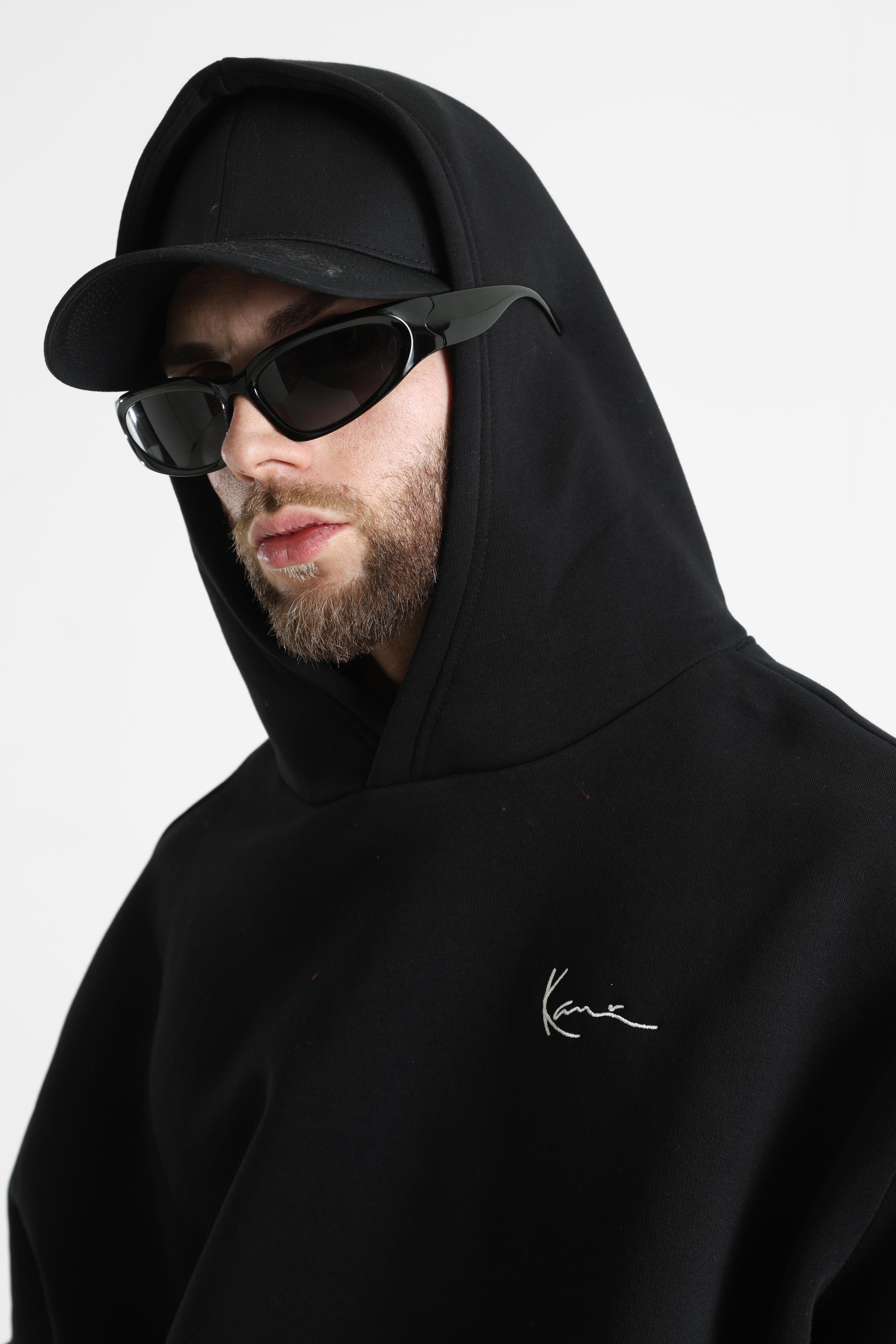 Kapuzensweatshirt - Black