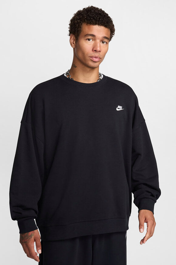 Club Fleece sweatshirt ample - Black