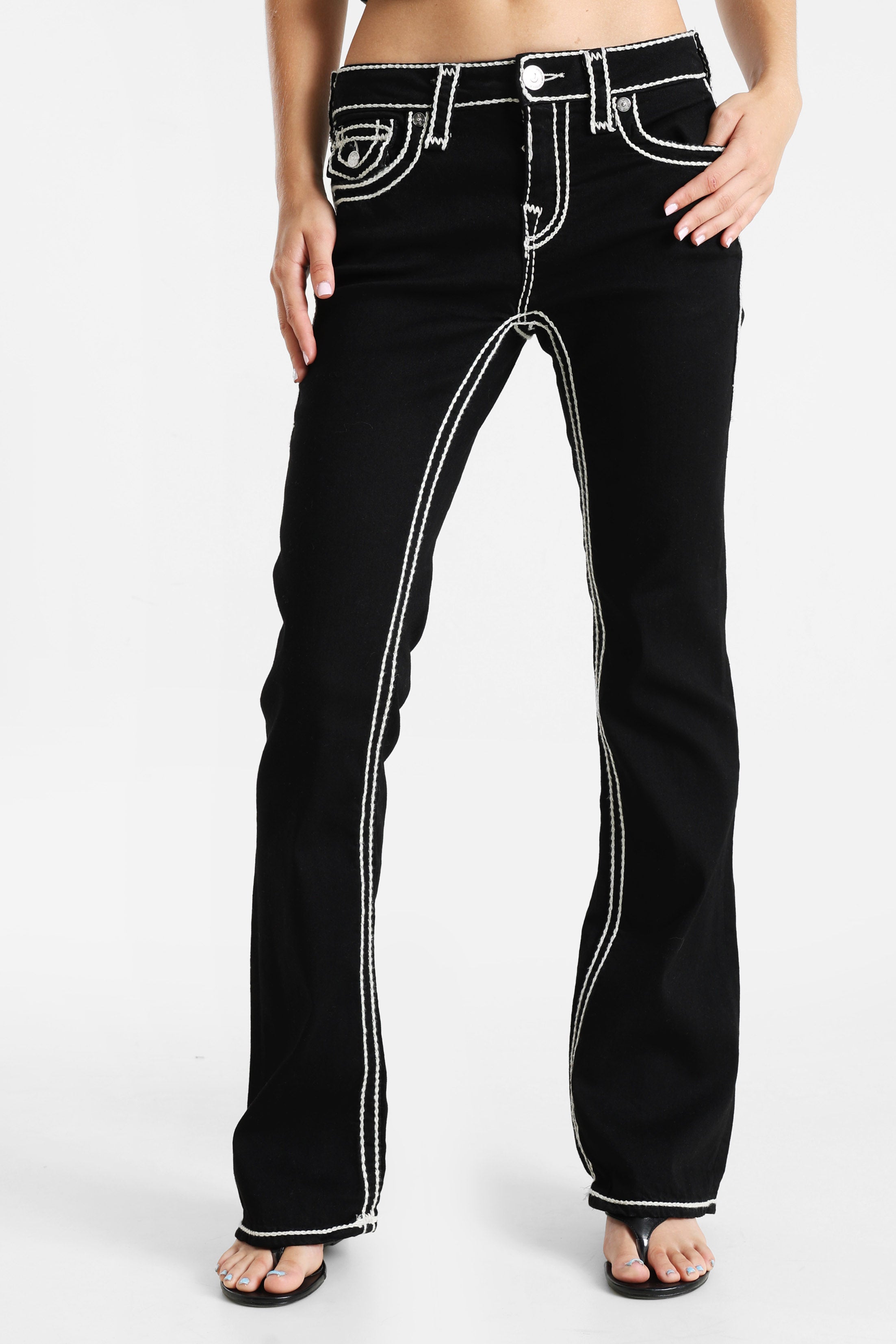 Becca bootcut jeans - Black Rinse