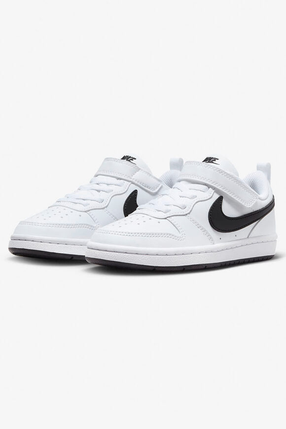 Court Borough Recraft Kids Sneaker - White + Black
