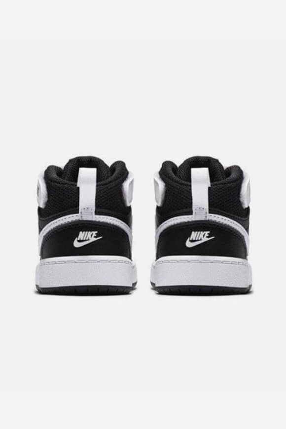 Baskets pour bébé Court Borough 2 - Noir + Blanc