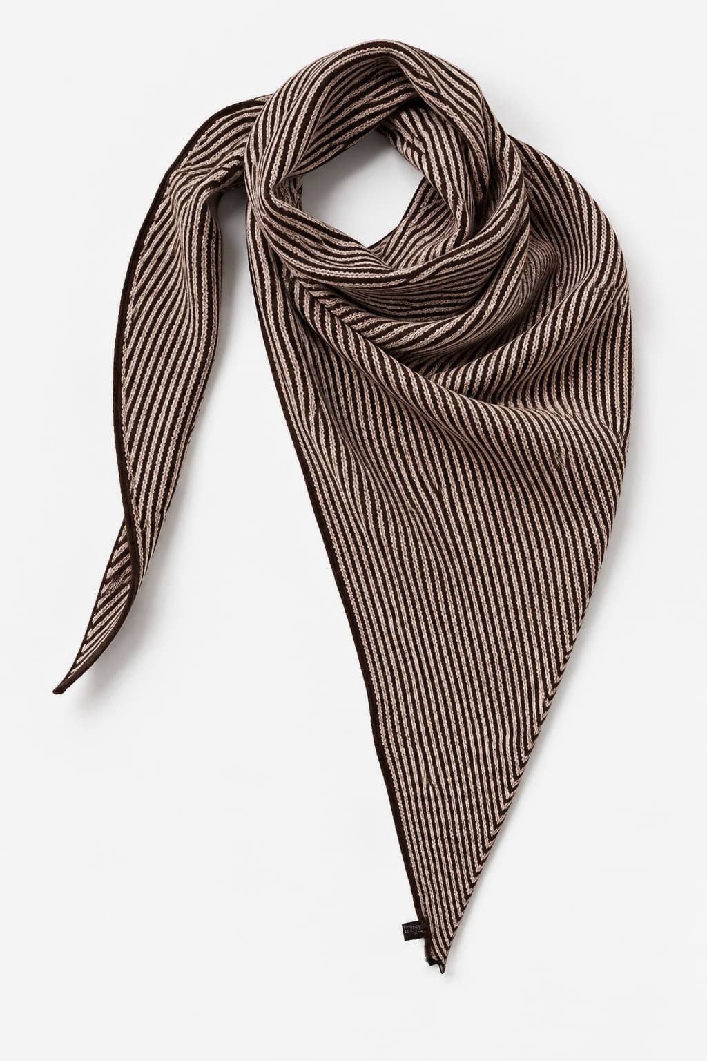 Schal - Braun + Beige