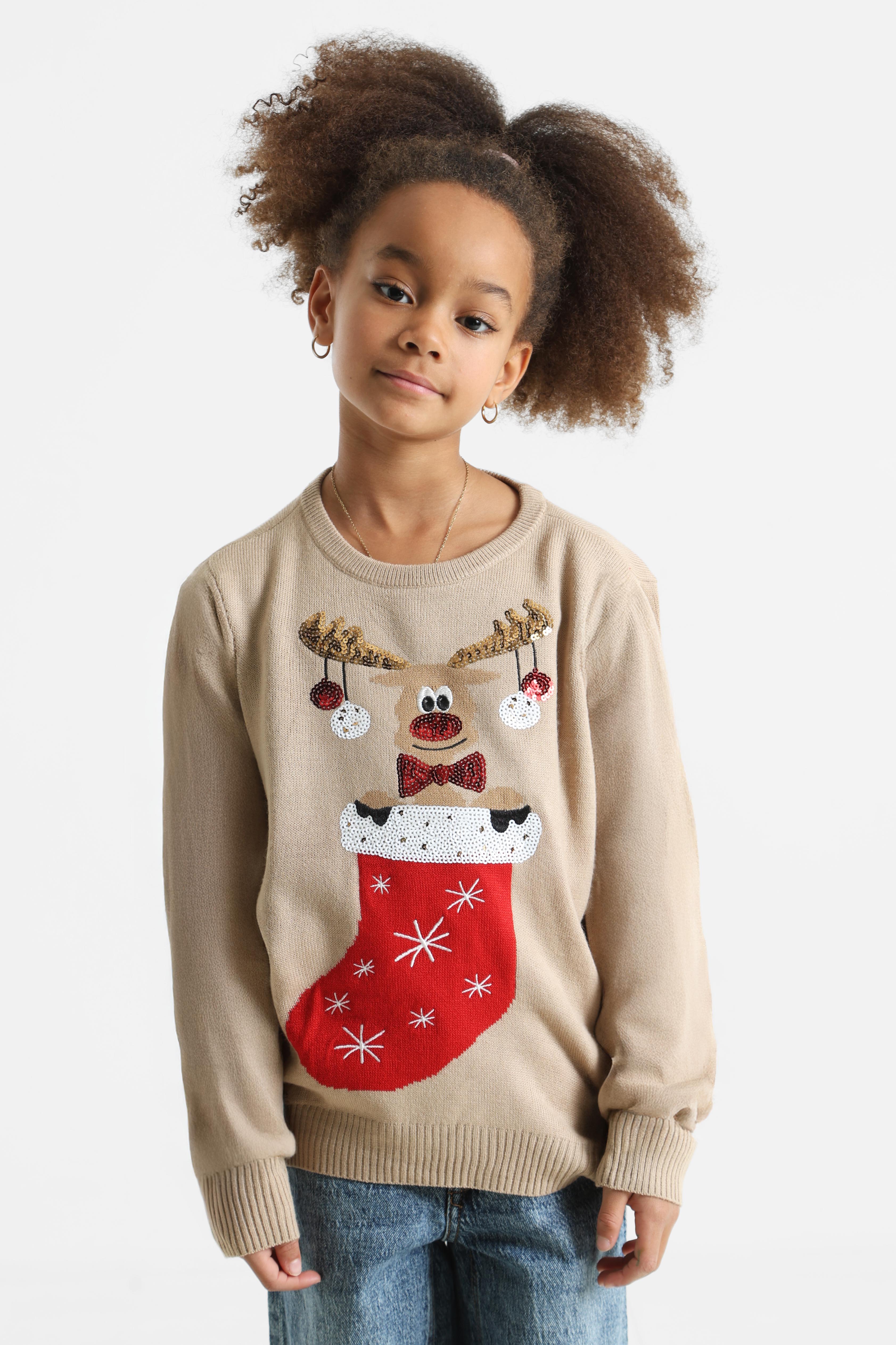 KOGXMAS SHINE maglione natalizio in maglia - Humus