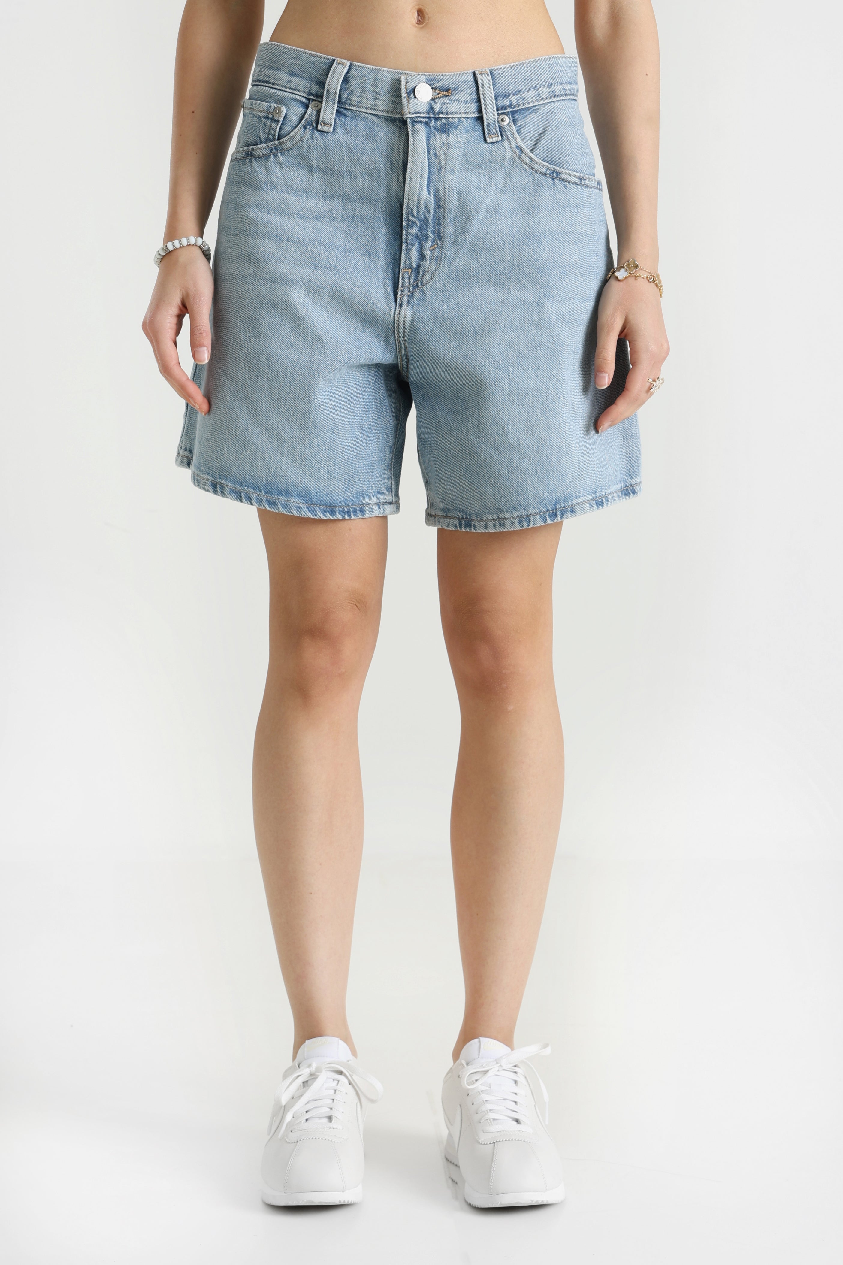 Baggy Fit Jeansshorts - Far And Wide