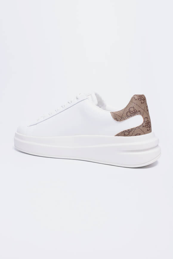 Sneaker con piattaforma Elbina - Bianco + Beige