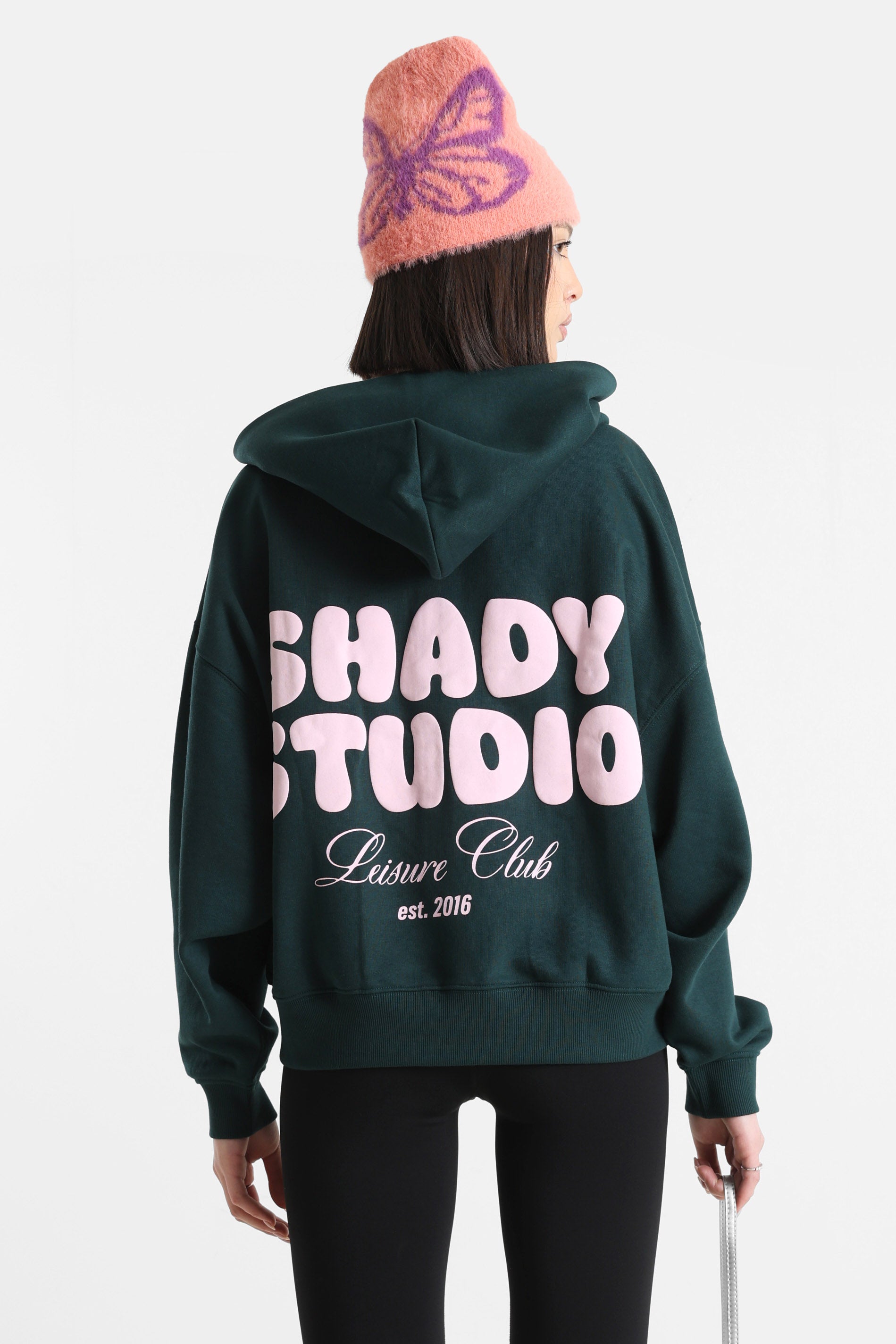 Kapuzensweatjacke - Dunkelgrün