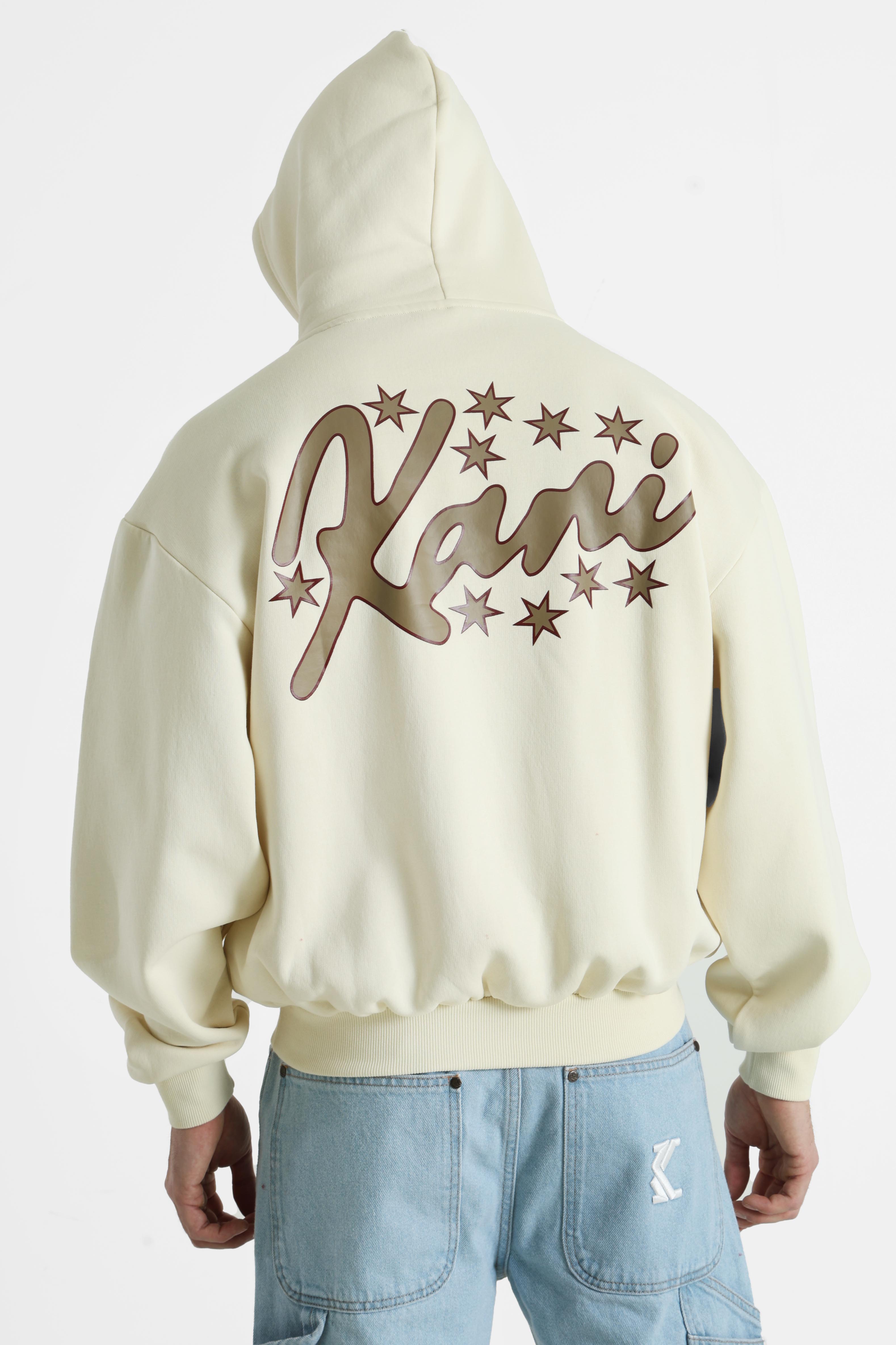 Kapuzensweatshirt - Beige
