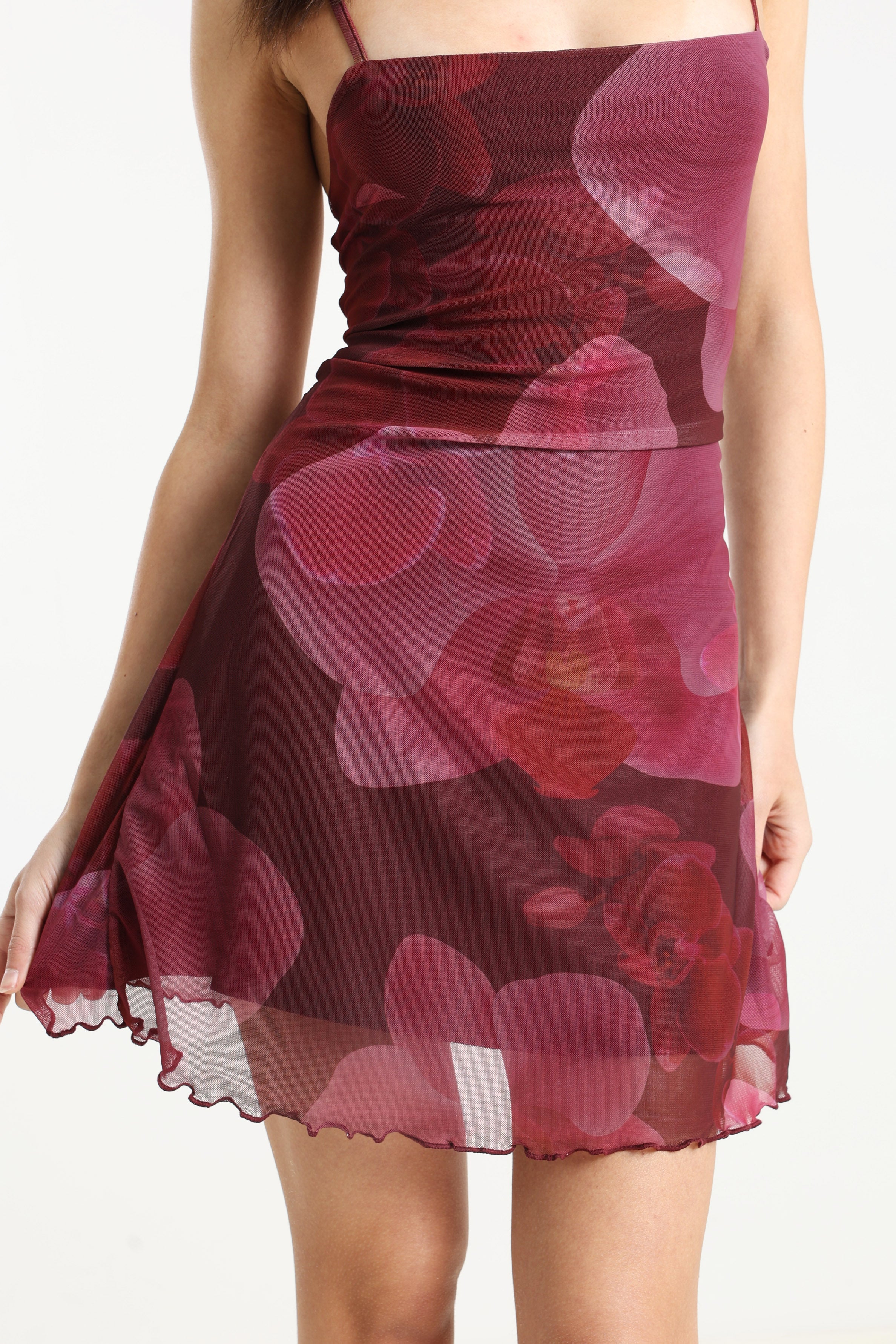 Mini abito - Burgundy