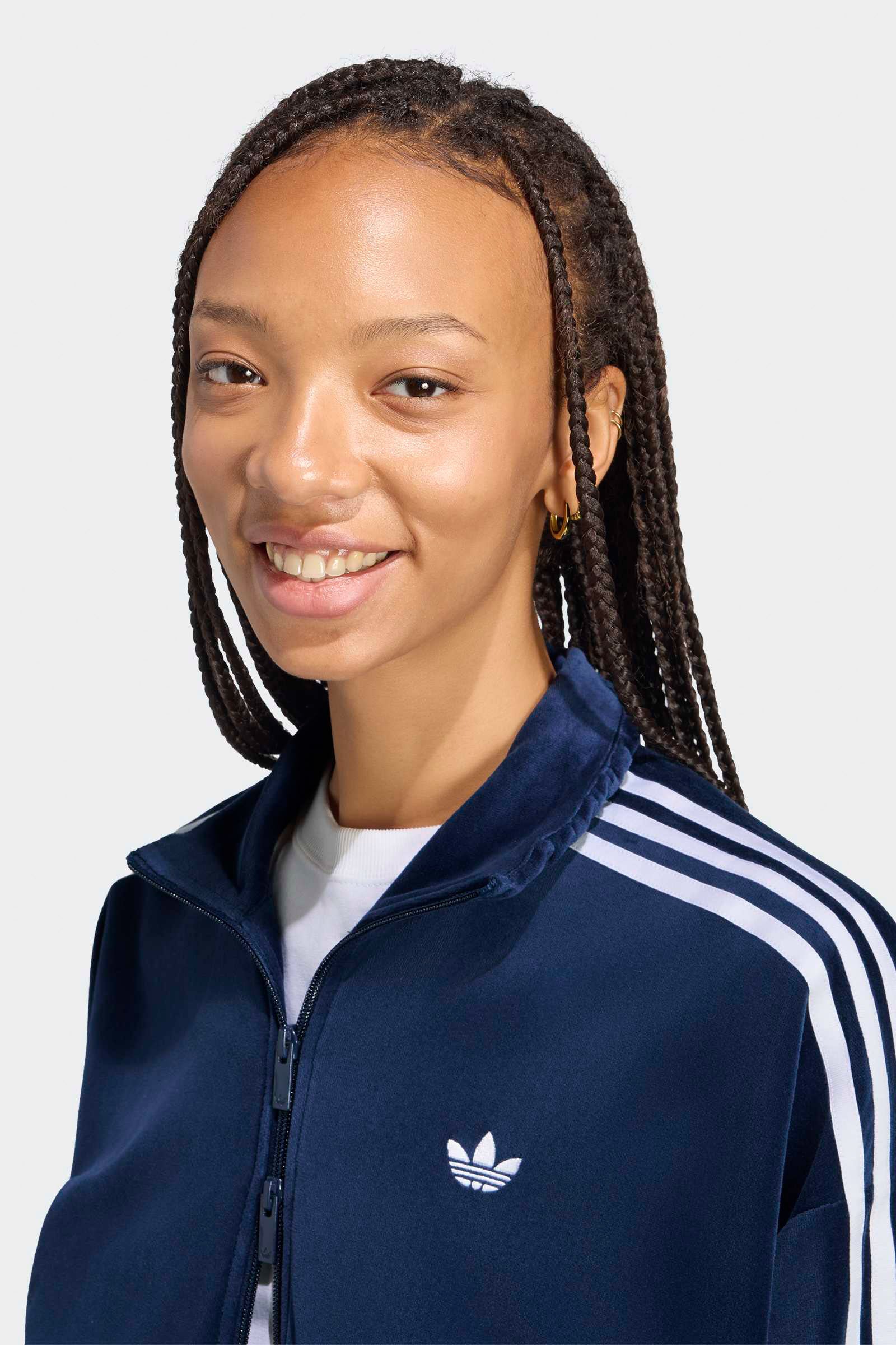 Samt Trainingsjacke - Collegiate Navy