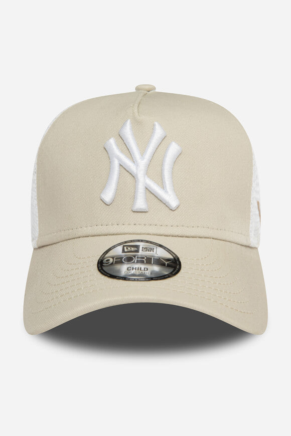 Casquette trucker / snapback - Stone + White