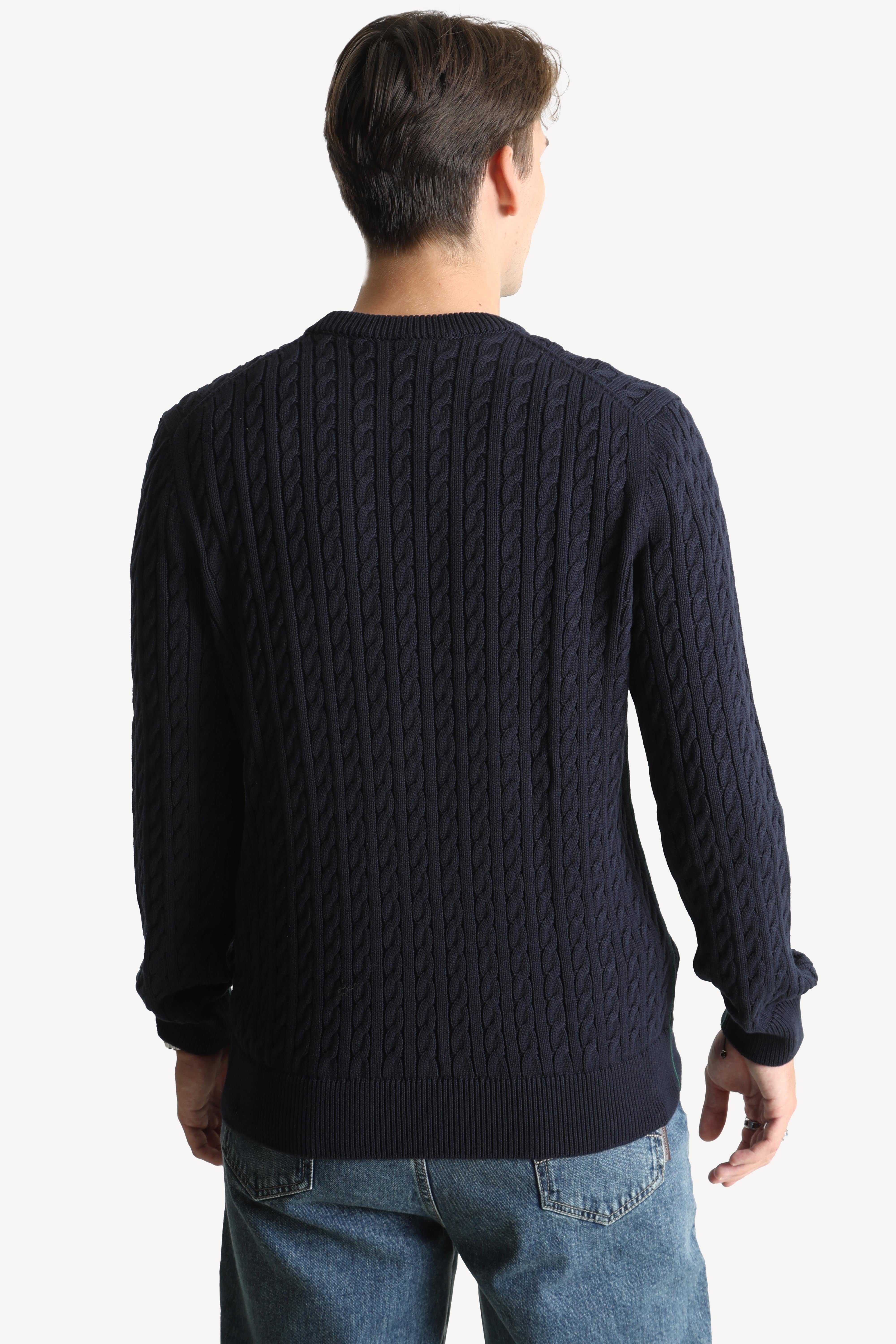 Pull en tricot - Navy