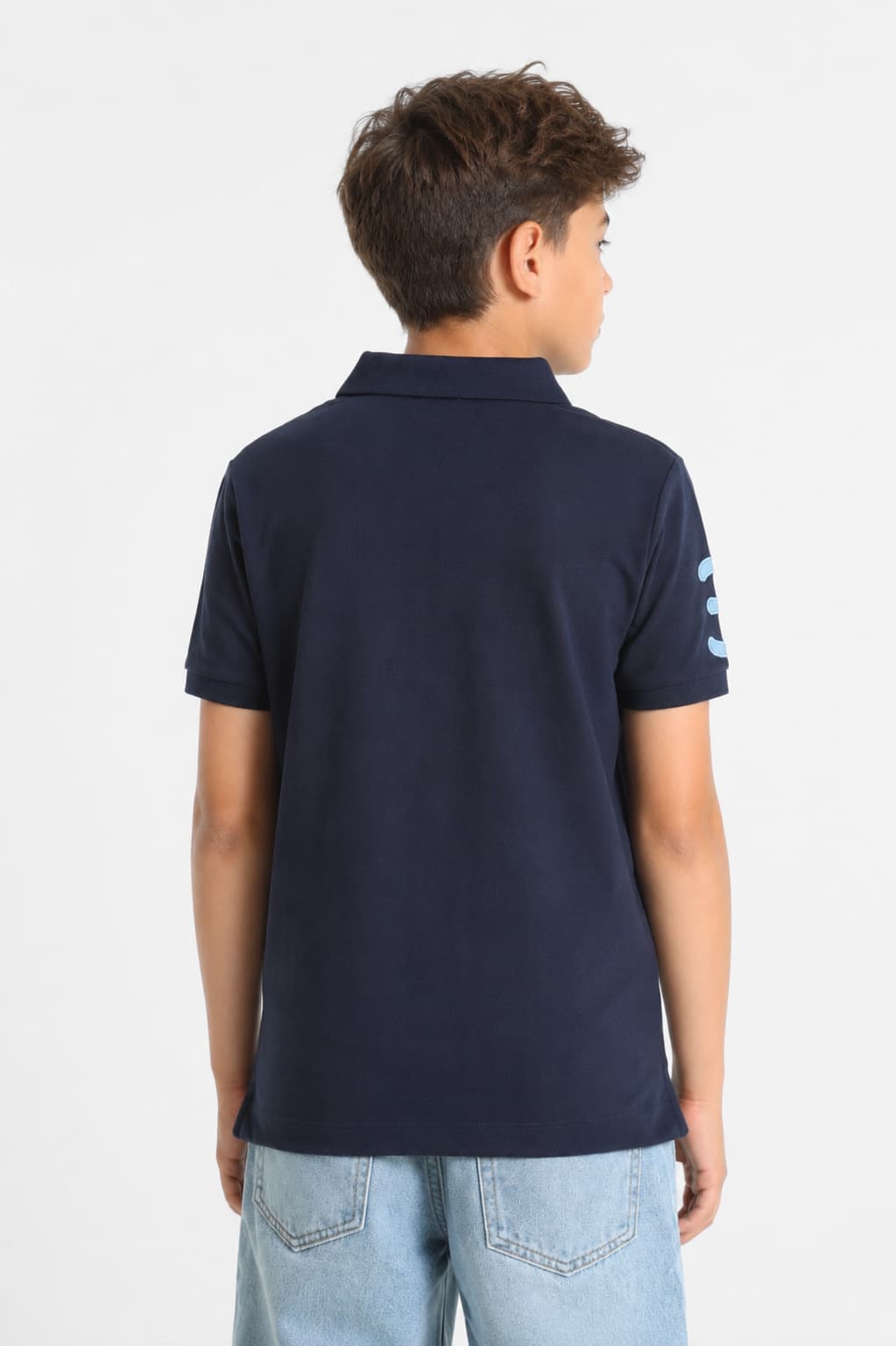 Fluo Poloshirt - Navy