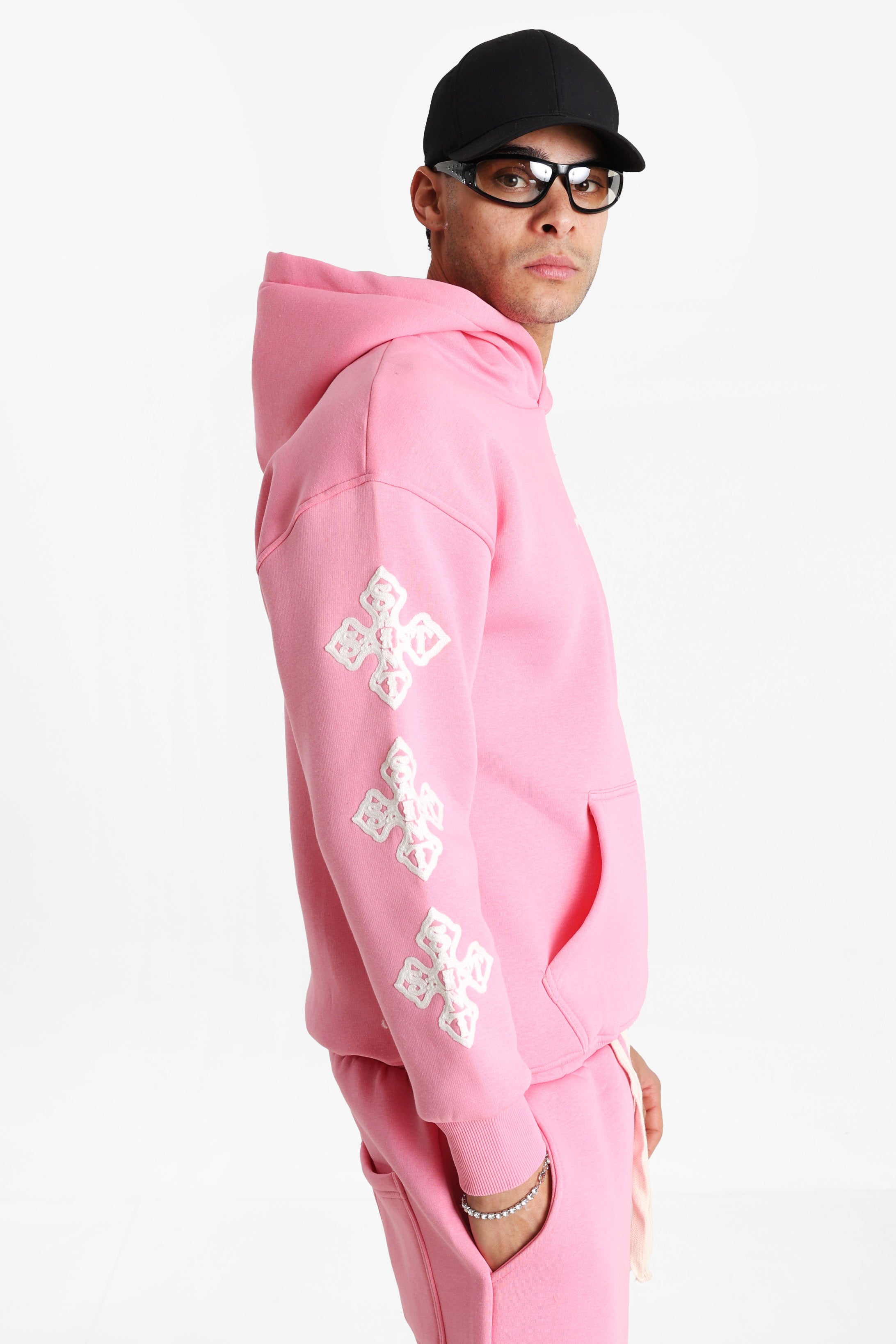 Kapuzensweatshirt - Pink