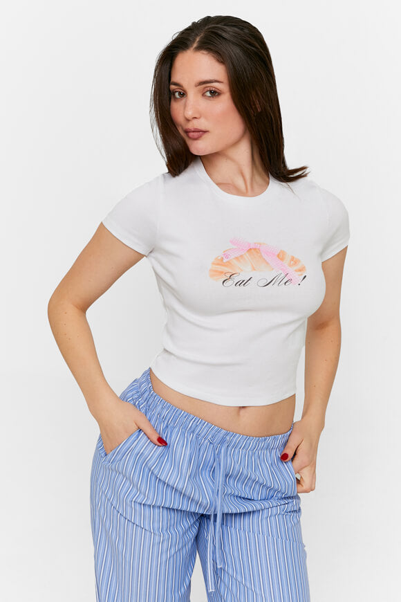 Crop T-Shirt - White