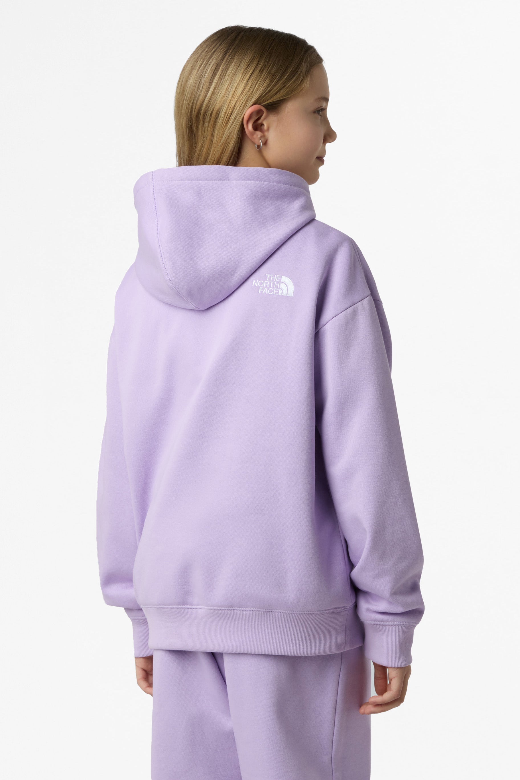 Felpa oversize con cappuccio - Lite Lilac