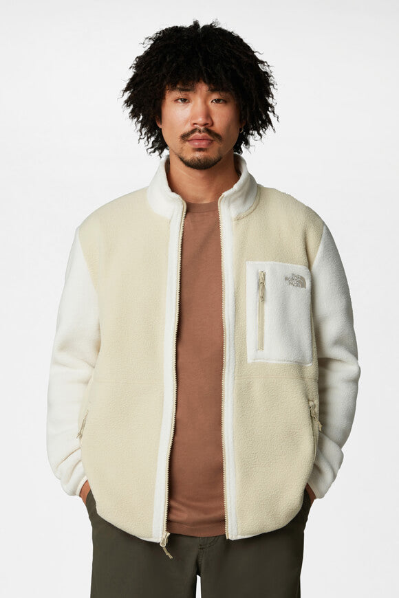 Yumiori Fleecejacke - Gravel + White Dune