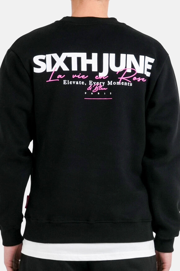 La Vie en Rose sweatshirt - Black