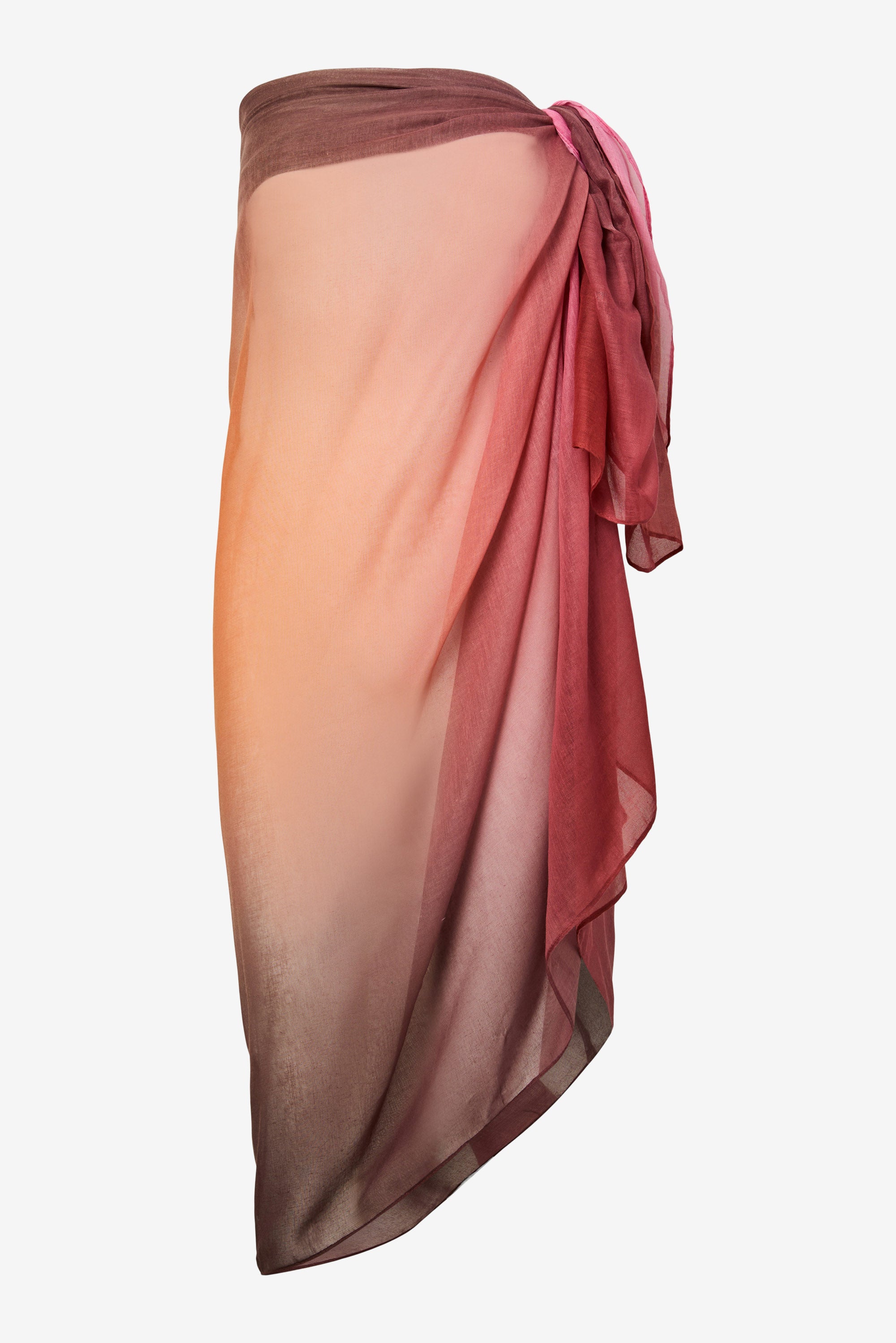 PCBANINNA Tuch / Foulard - Red Ochre + Gradient