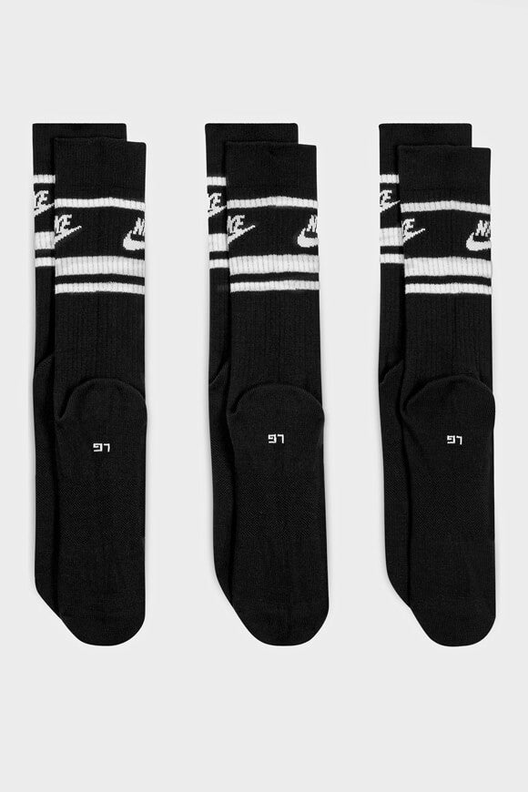Lot de 3 paires de chaussettes - Noir + Blanc