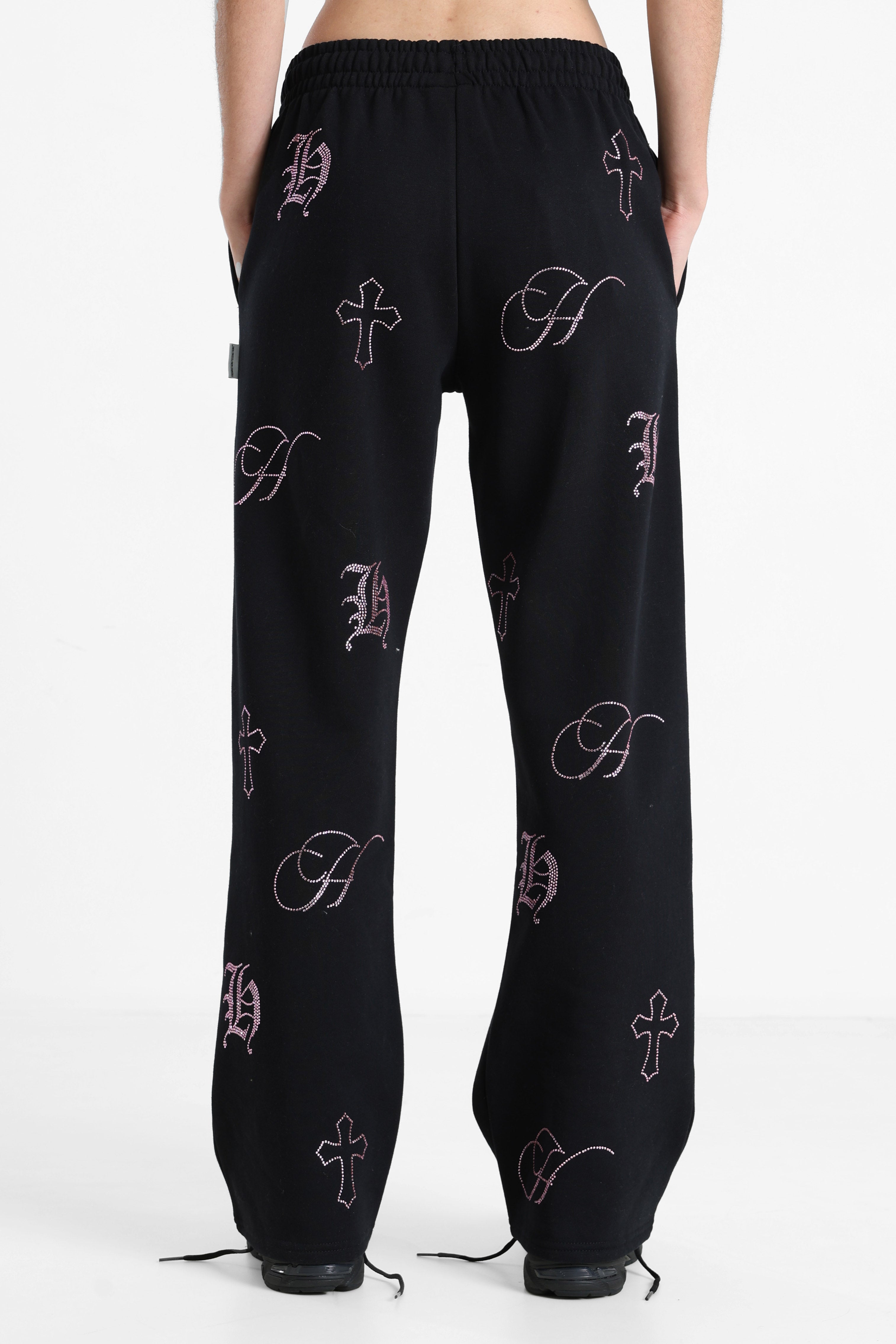 Pantalon en sweat - Black + Pink