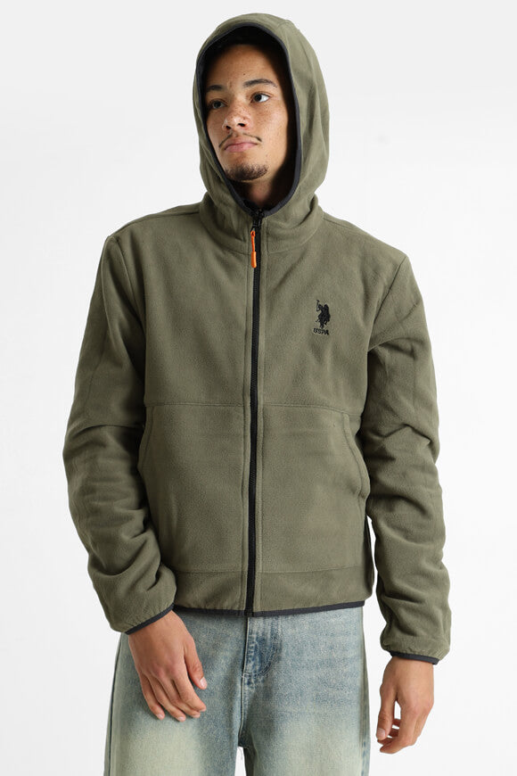 Leichte Wendejacke - Green + Black
