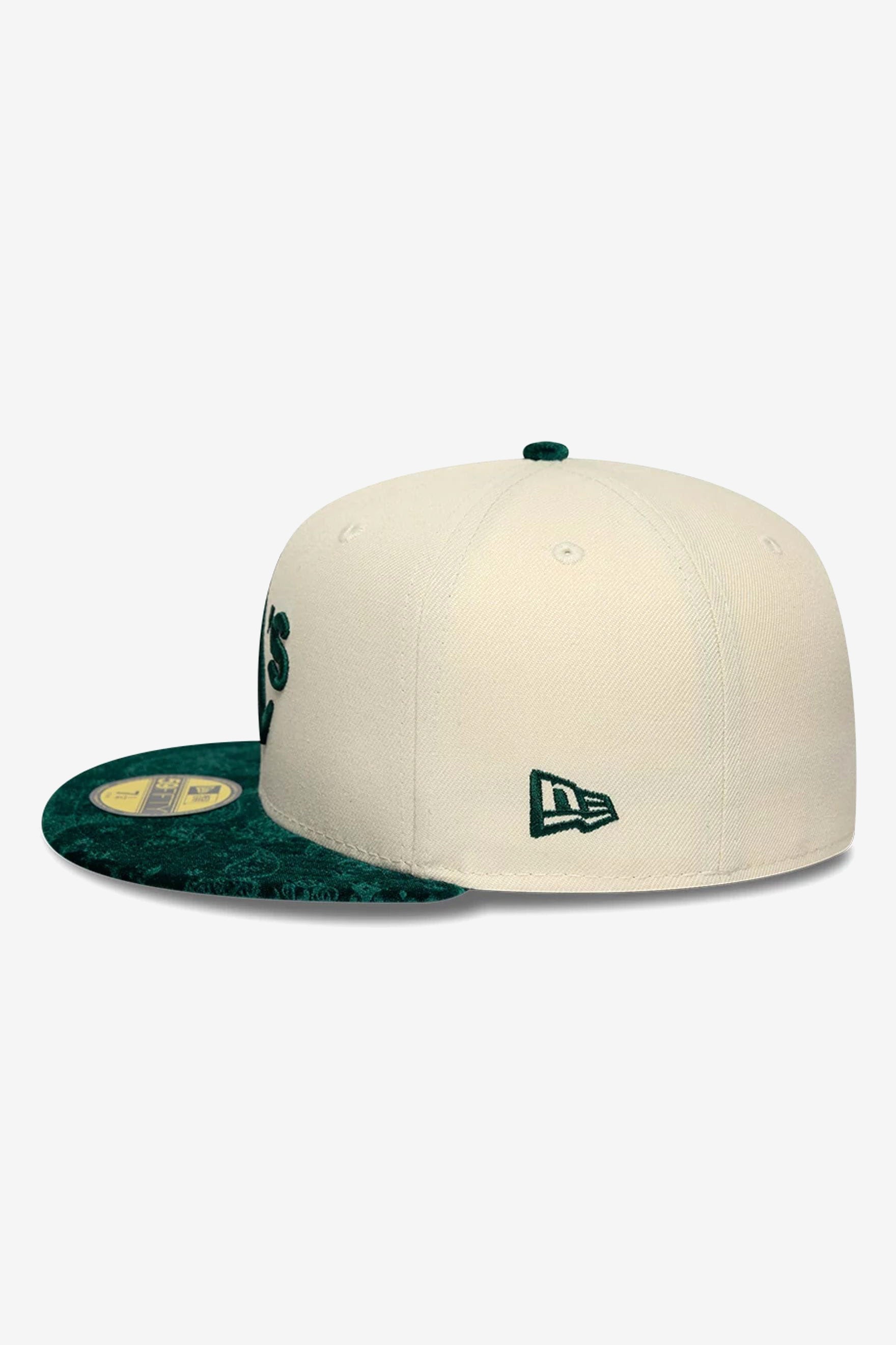 Casquette 59fifty - Light Beige + Dark Green