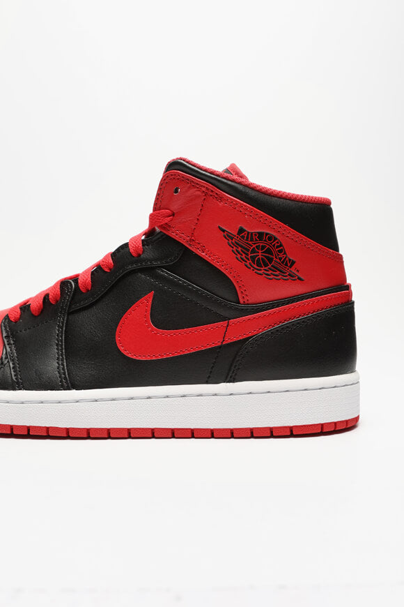 Air Jordan 1 Sneaker - Black + Fire Red