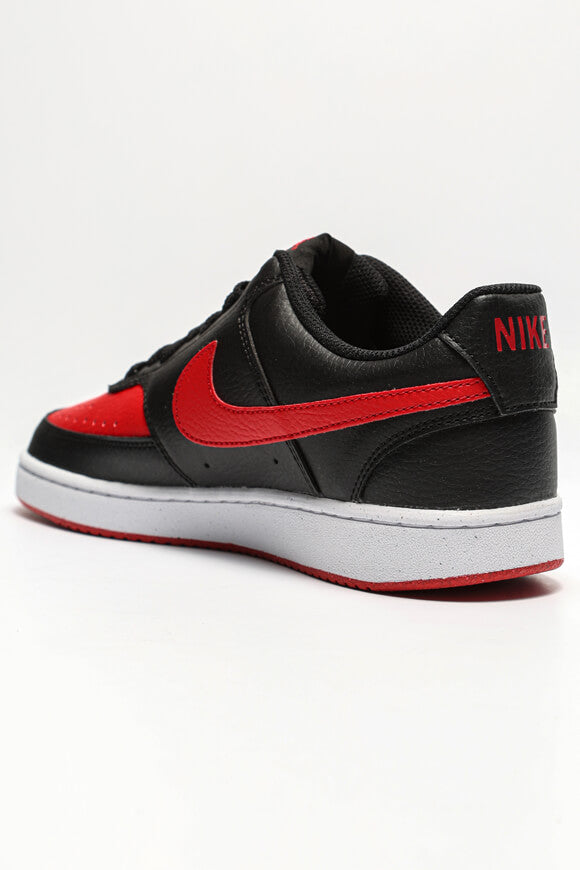 Court Vision Next Nature Sneaker - Black + University Red + White
