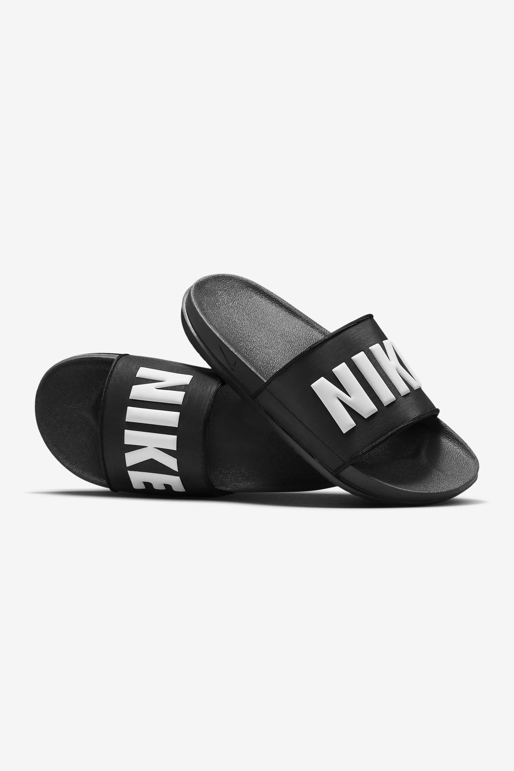 Offcourt Pantoletten - Black + White